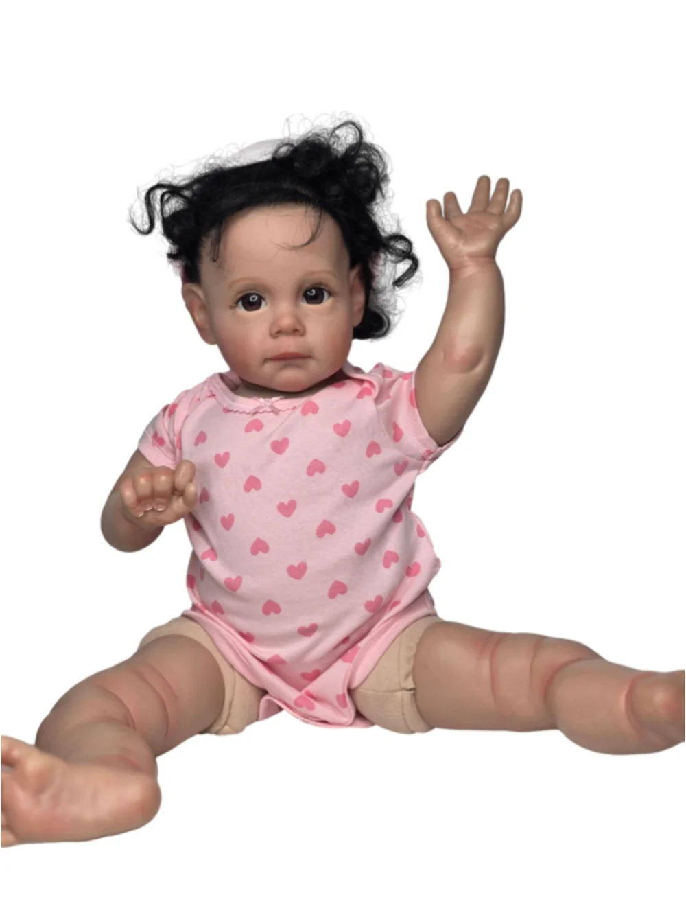 Unbranded Baby Reborn Doll One Size Beige Pink